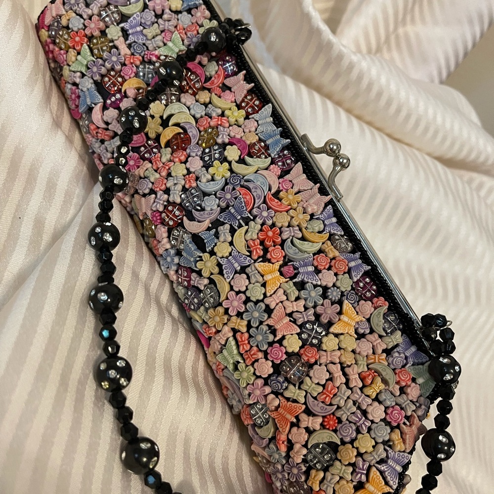 Colorful Beaded Clutch.